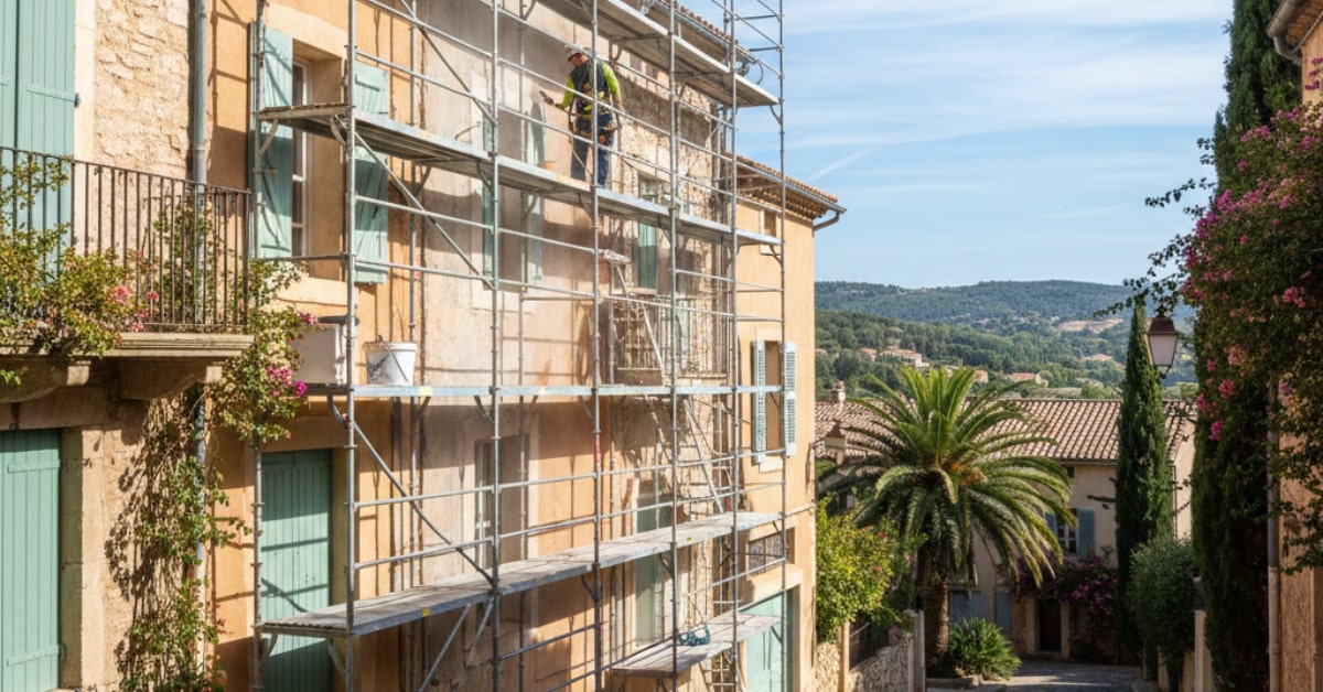 ravalement de facade sanary sur mer